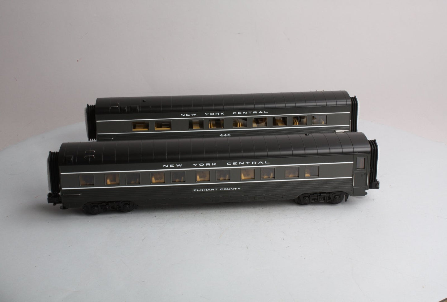 MTH 30-6734 NYC 2-Car 60' Streamlined Sleeper/Diner Elkhart County/#446 LN/Box