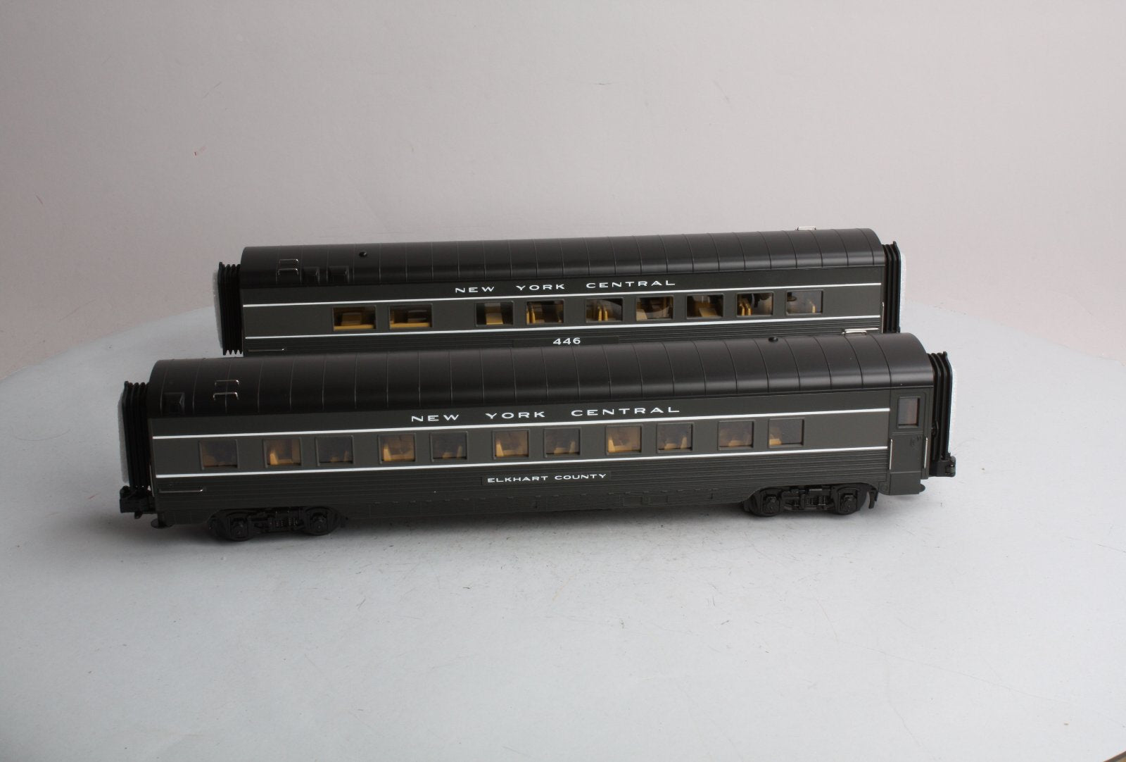 MTH 30-6734 NYC 2-Car 60' Streamlined Sleeper/Diner Elkhart County/#446 LN/Box