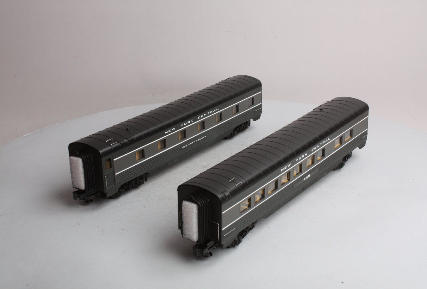 MTH 30-6734 NYC 2-Car 60' Streamlined Sleeper/Diner Elkhart County/#446 LN/Box