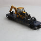 Lionel 6-29442 O Gauge CSX Flatcar with Backhoe #600513 LN/Box