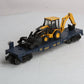 Lionel 6-29442 O Gauge CSX Flatcar with Backhoe #600513 LN/Box