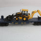 Lionel 6-29442 O Gauge CSX Flatcar with Backhoe #600513 LN/Box