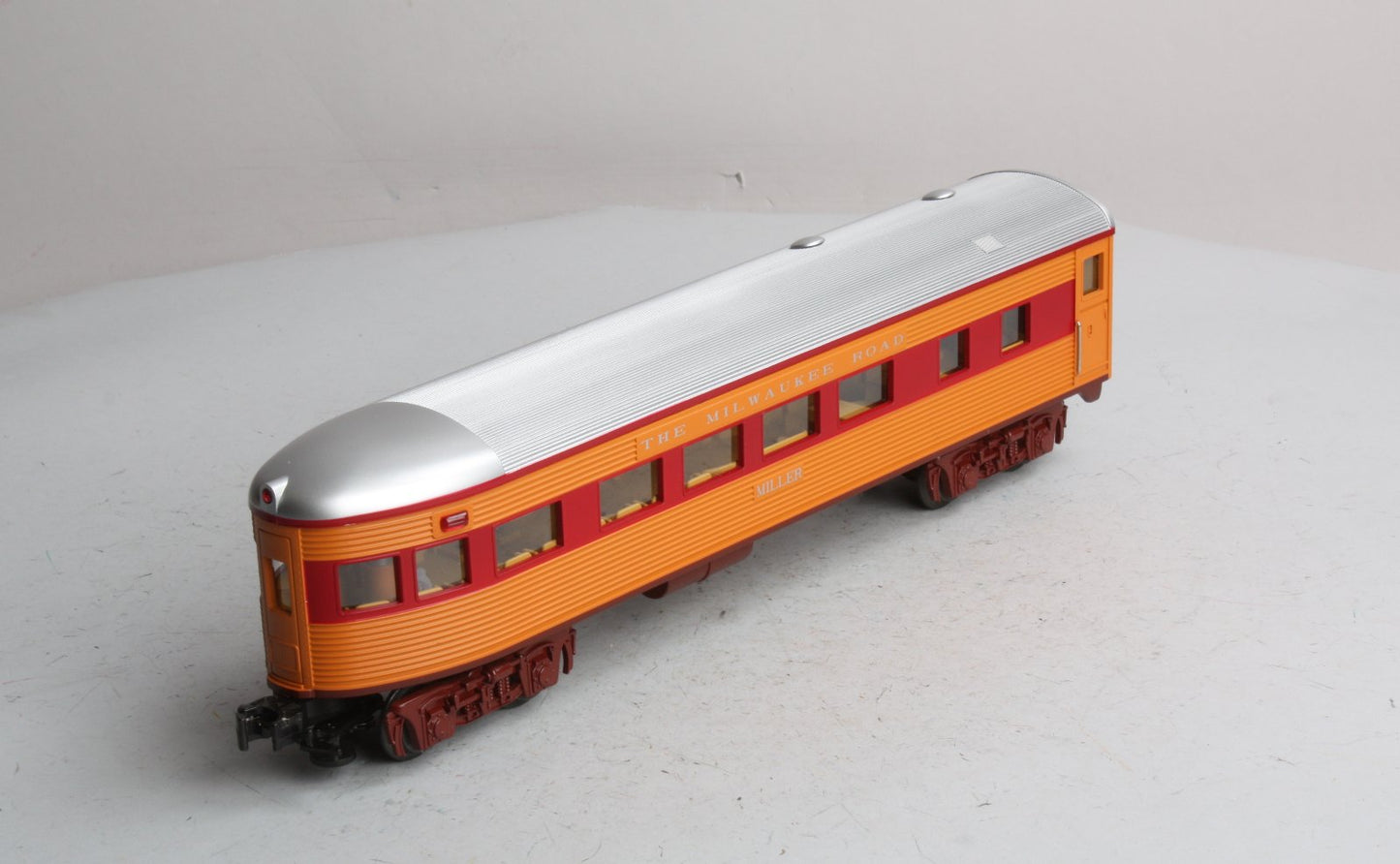MTH 30-6090-4 O Milwaukee Road Hiawatha "Miller" Observation Car LN/Box