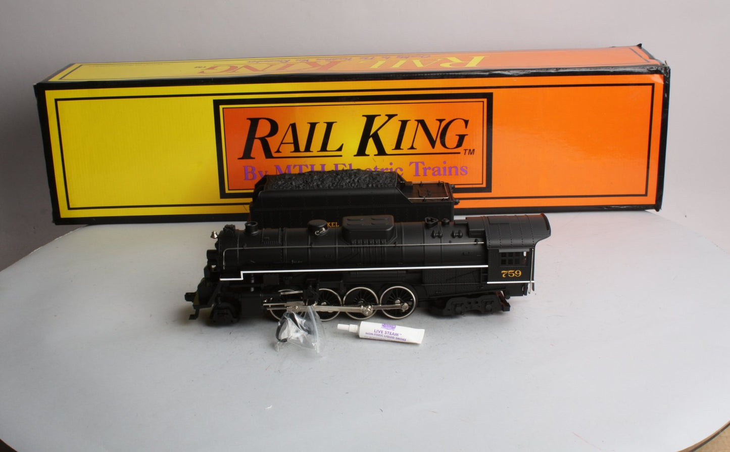 MTH 30-1109 O Nickel Plate Road Berkshire 2-8-4 Steam Locomotive & Tender #759 LN/Box