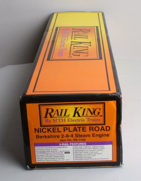 MTH 30-1109 O Nickel Plate Road Berkshire 2-8-4 Steam Locomotive & Tender #759 LN/Box