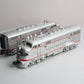 MTH 20-2085-1 O Burlington F-3 AA Diesel Set w/PS1 #9960A/9960C LN/Box