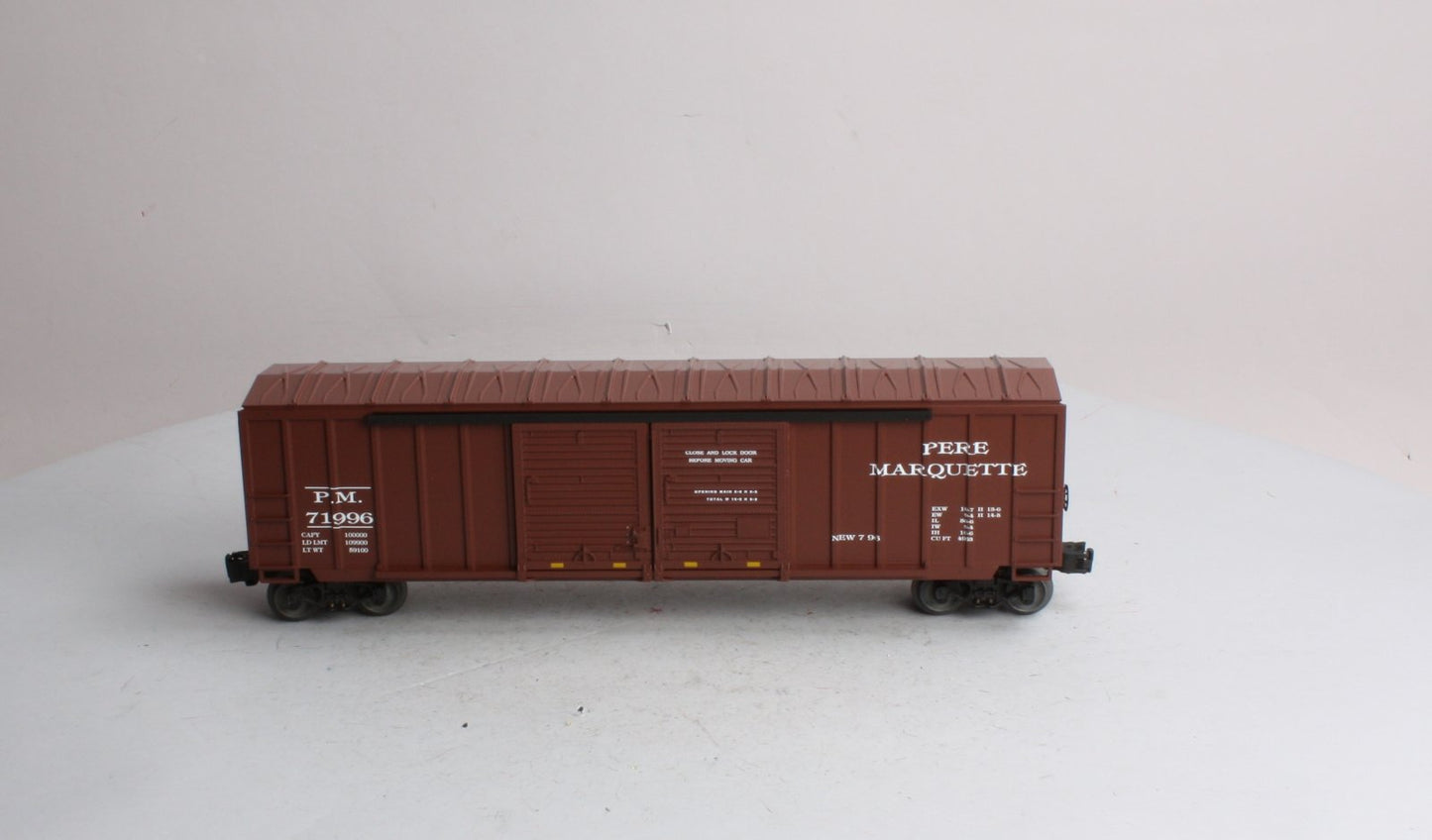 Lionel 6-52090 O Gauge Pere Marquette LCCA-1996 Double Door Boxcar #71996 LN/Box