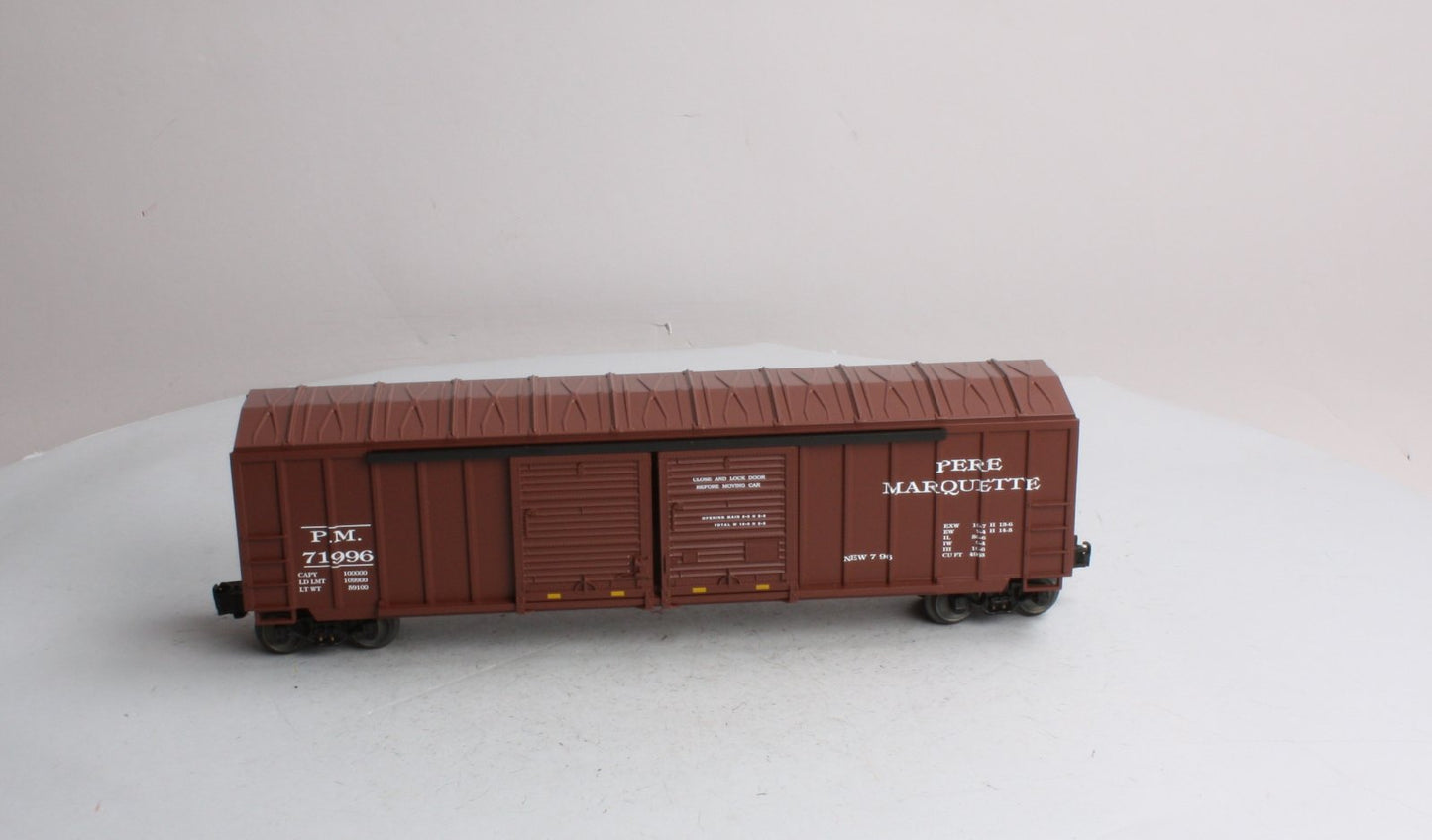 Lionel 6-52090 O Gauge Pere Marquette LCCA-1996 Double Door Boxcar #71996 LN/Box