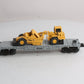 MTH 30-7616 O Gauge Construction Flatcar w/ Ertl Earth Mover #19981 LN/Box