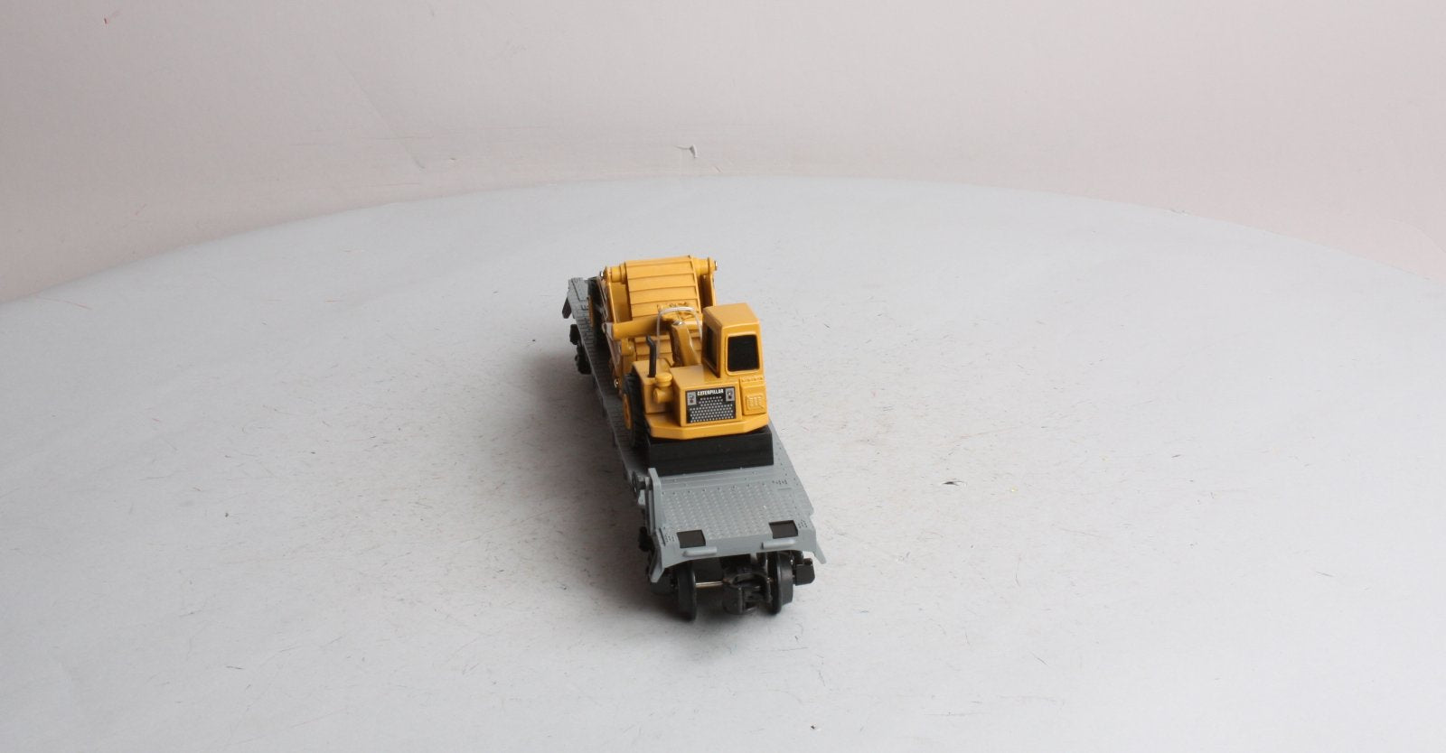 MTH 30-7616 O Gauge Construction Flatcar w/ Ertl Earth Mover #19981 LN/Box