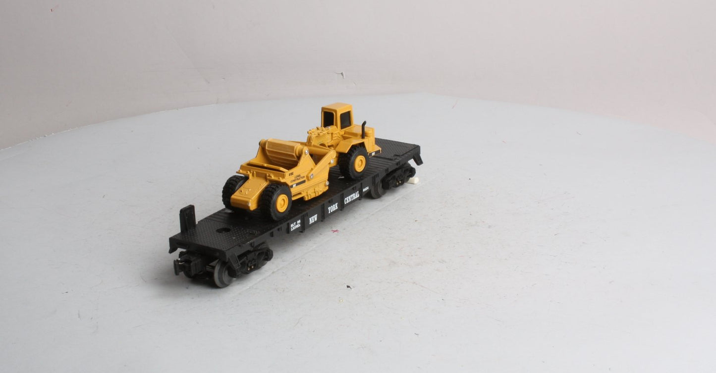 Lionel 6-16954 O Gauge New York Central Flatcar with ERTL Scraper #6424 LN/Box