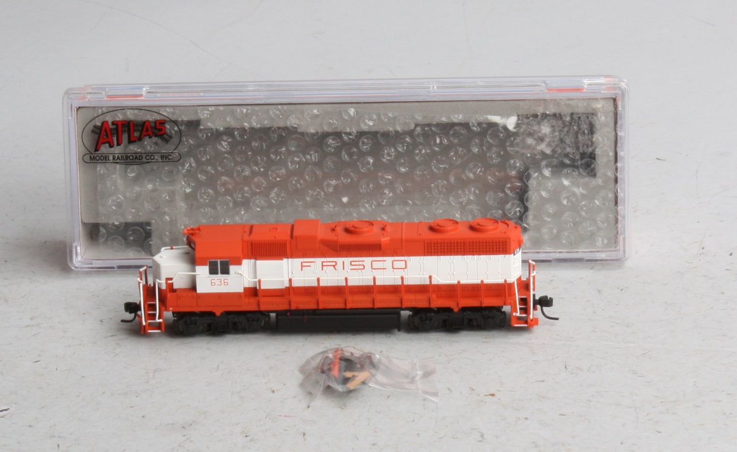 Atlas 49832 N Scale Frisco GP-38 Diesel Locomotive #636 LN/Box