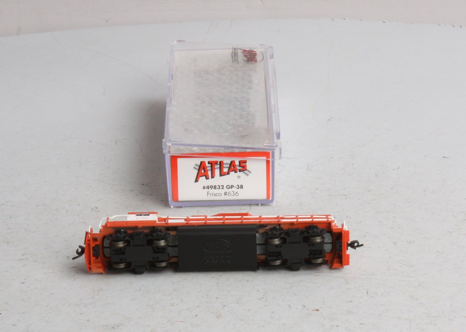 Atlas 49832 N Scale Frisco GP-38 Diesel Locomotive #636 LN/Box
