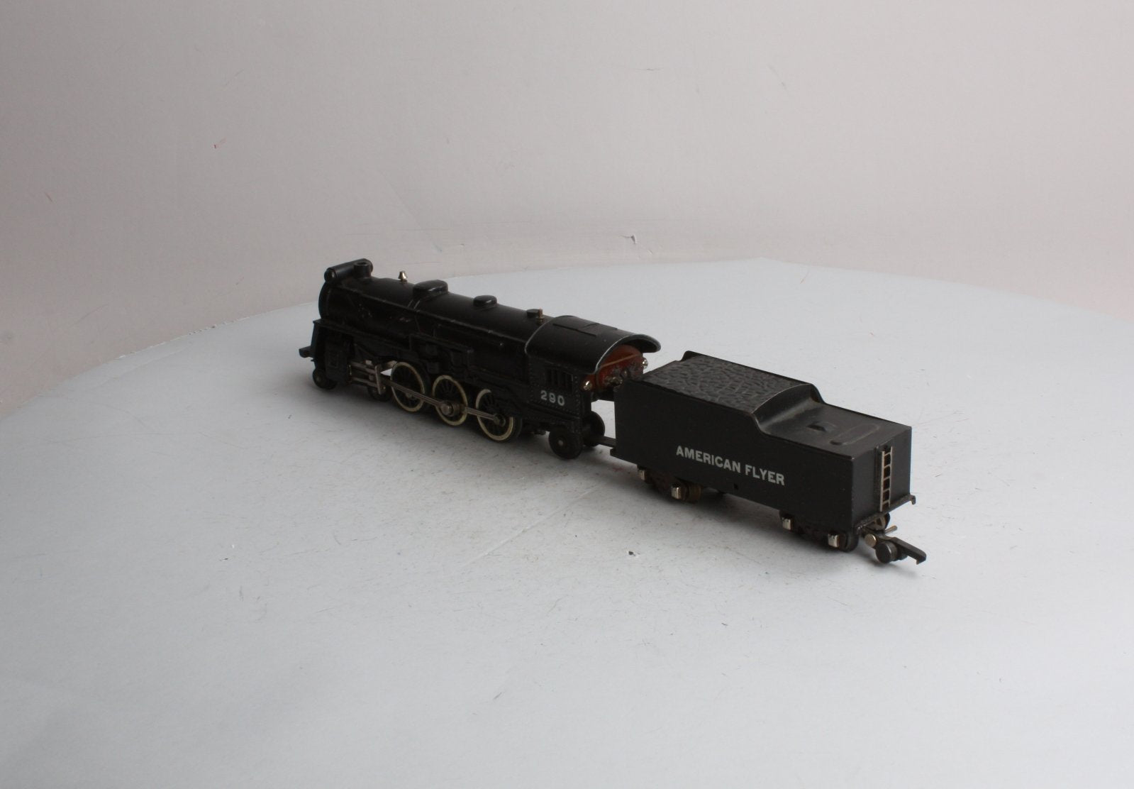 American Flyer 290 Vintage S 4-6-2 Die-Cast Steam Locomotive & Tender VG