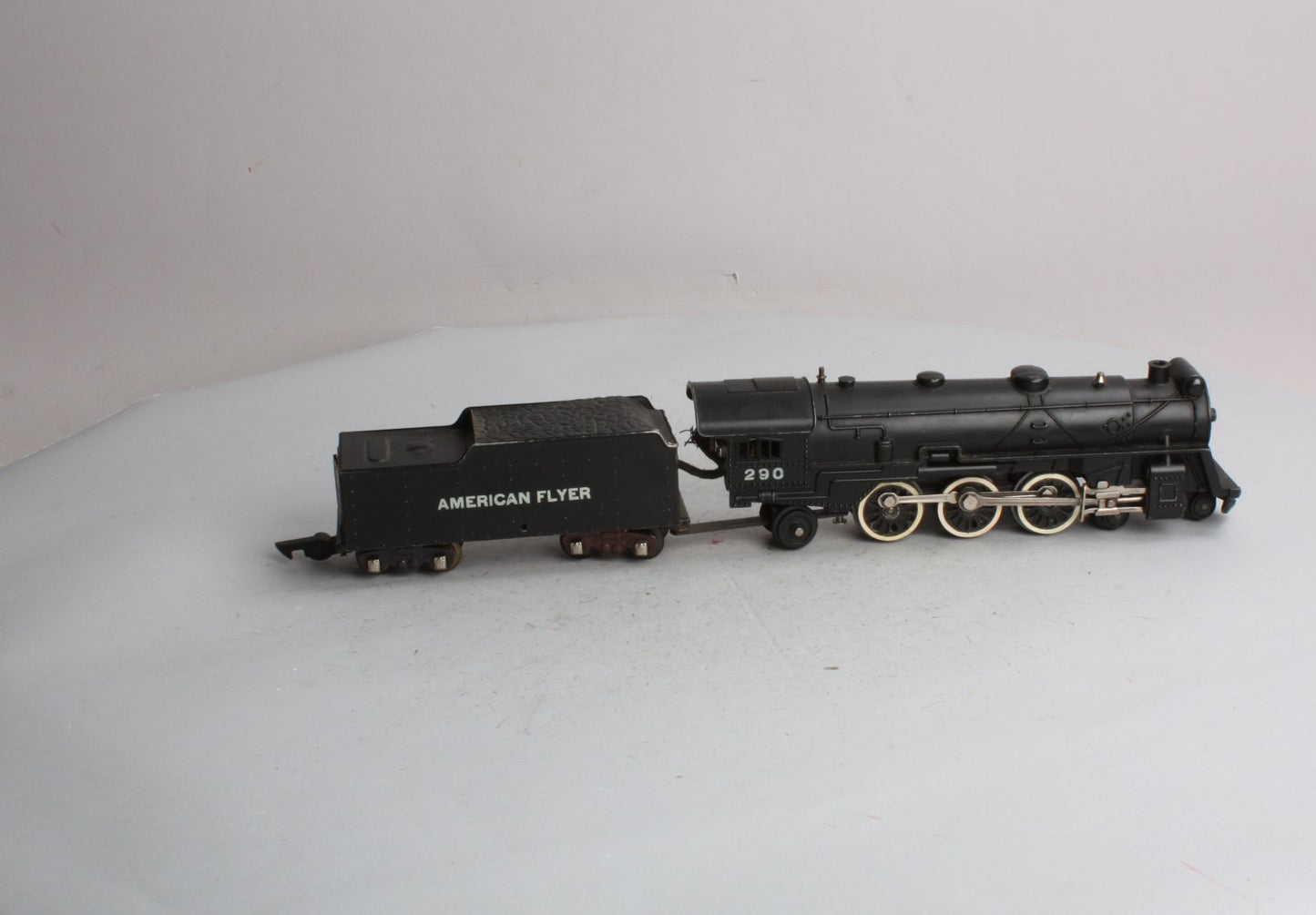 American Flyer 290 Vintage S 4-6-2 Die-Cast Steam Locomotive & Tender VG