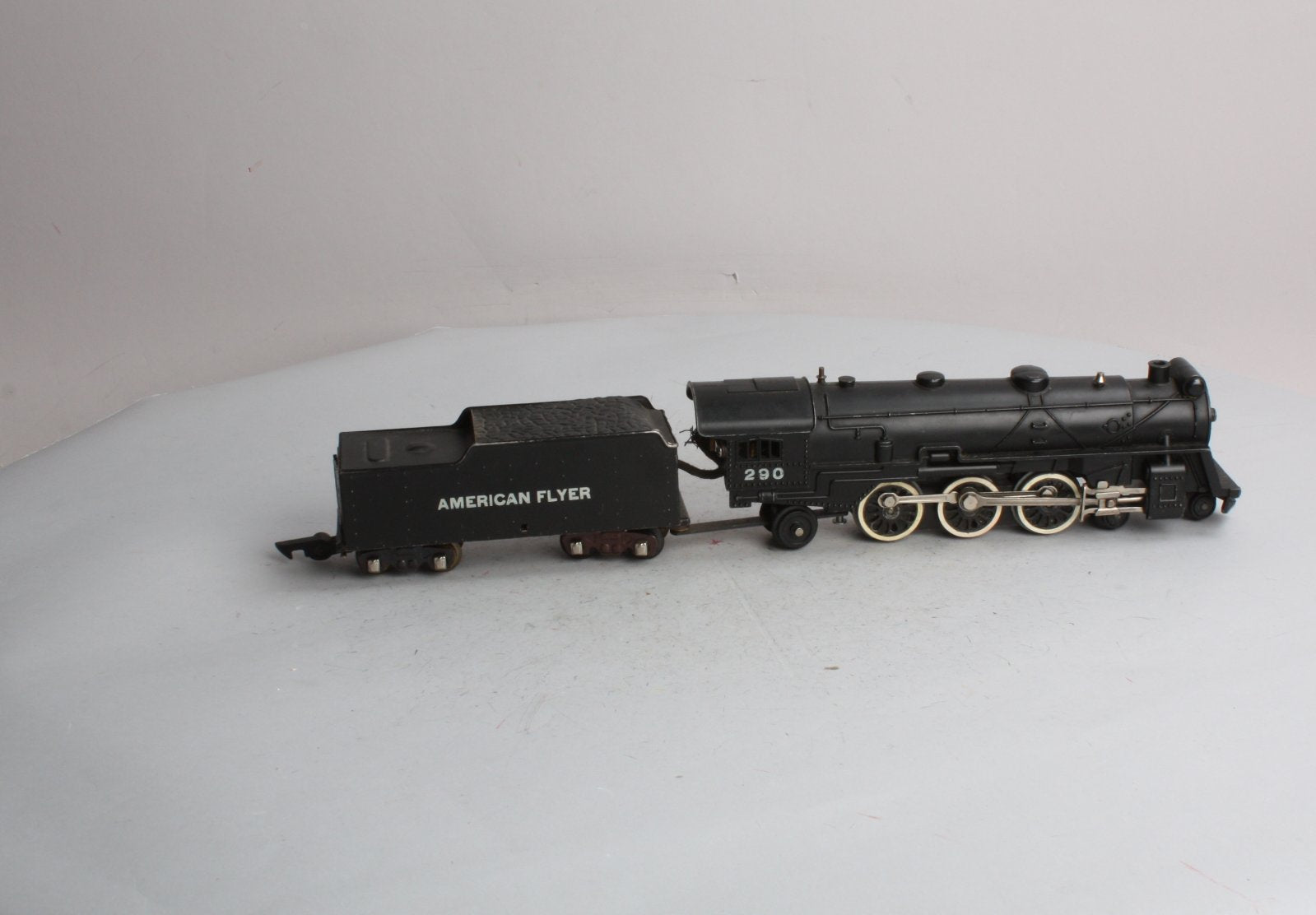 American Flyer 290 Vintage S 4-6-2 Die-Cast Steam Locomotive & Tender VG