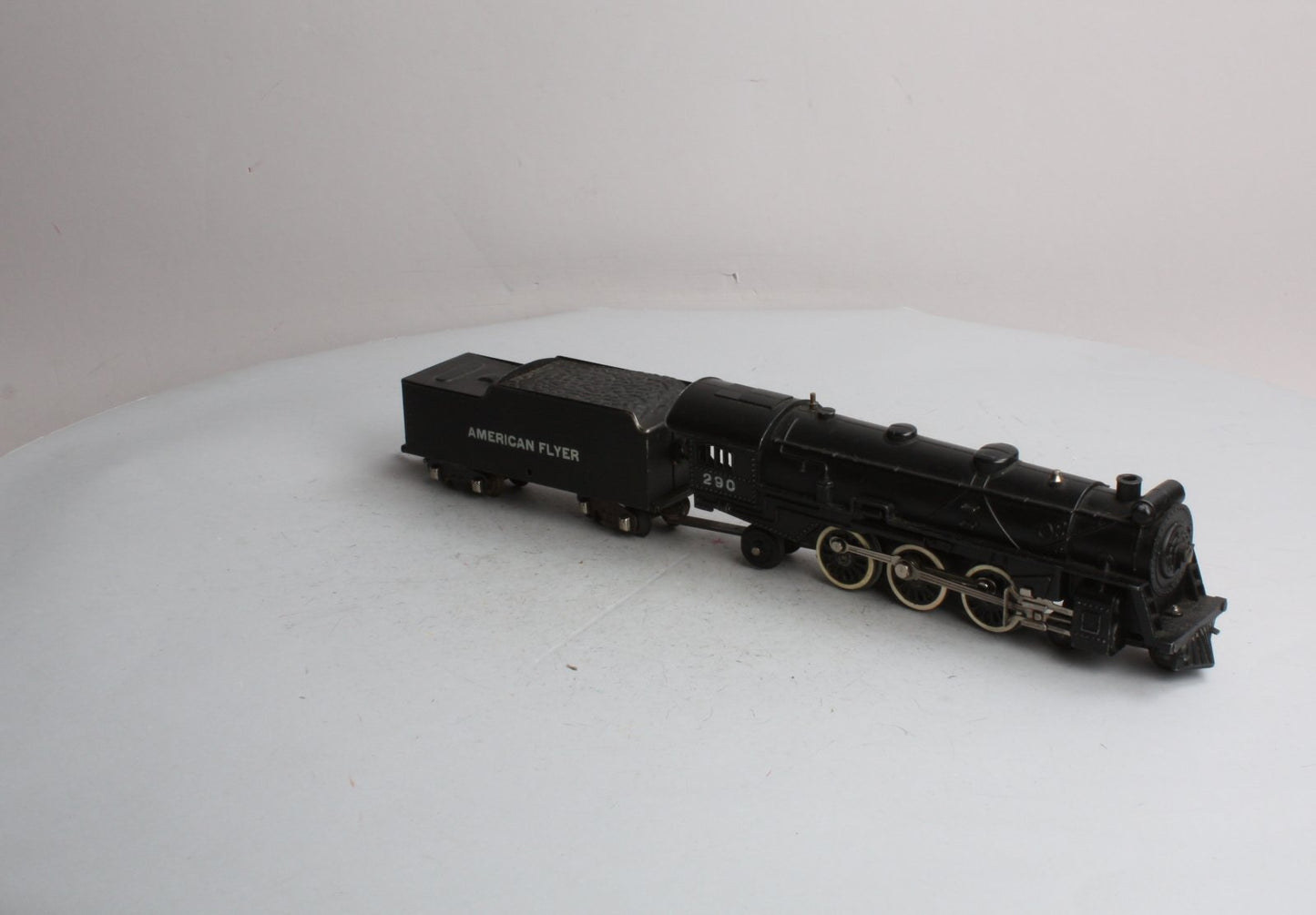 American Flyer 290 Vintage S 4-6-2 Die-Cast Steam Locomotive & Tender VG