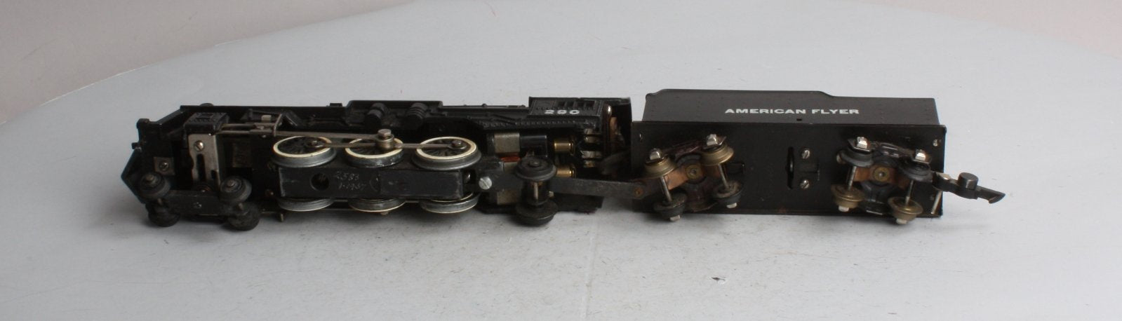 American Flyer 290 Vintage S 4-6-2 Die-Cast Steam Locomotive & Tender VG