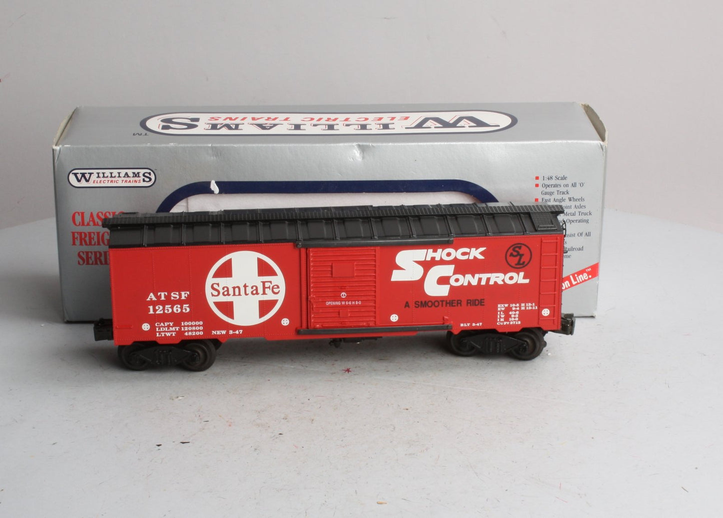 Williams WAL28 Santa Fe Red Boxcar LN/Box