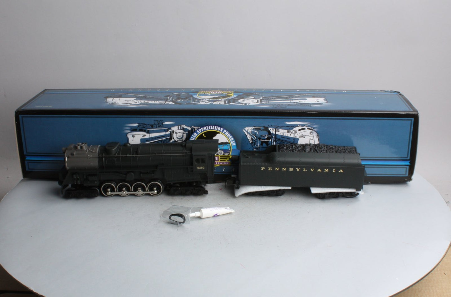 MTH 20-800021 O Pennsylvania 6-8-6 Baby Steam Turbine Engine w/PS1 #6200 EX/Box