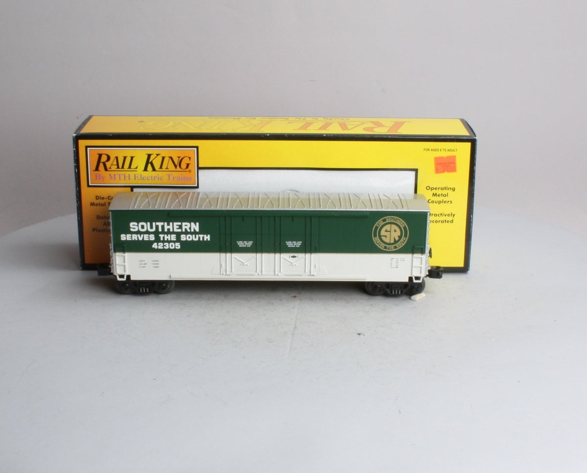 MTH 30-74205 O Gauge Southern 50' Double Door Plugged Boxcar #42305 LN/Box