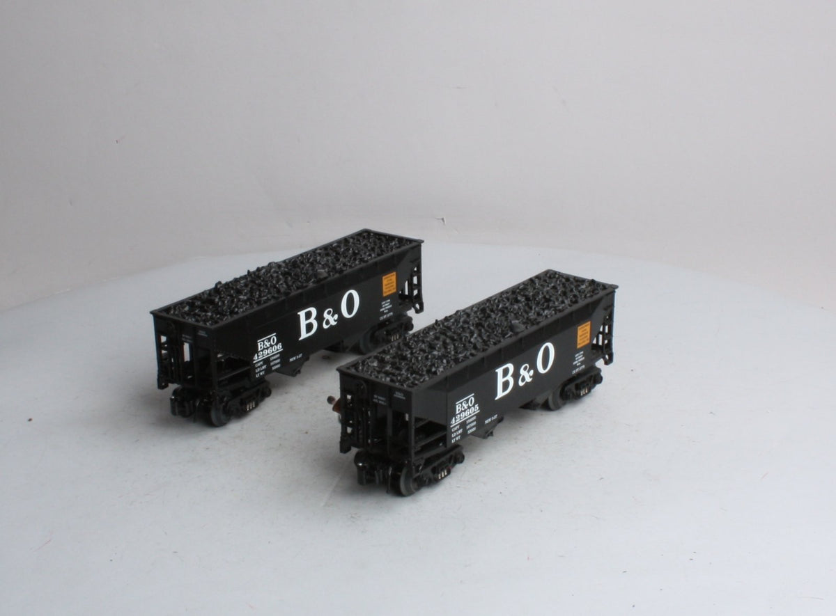 RMT 962232 O Gauge Baltimore & Ohio 2-Bay Coal Hopper Set MT/Box