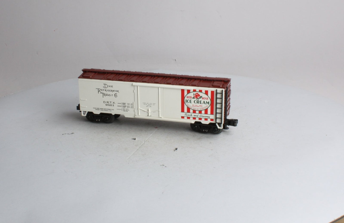 MTH 20-94017 O Red Rose Ice Cream Reefer Car #46211 LN/Box