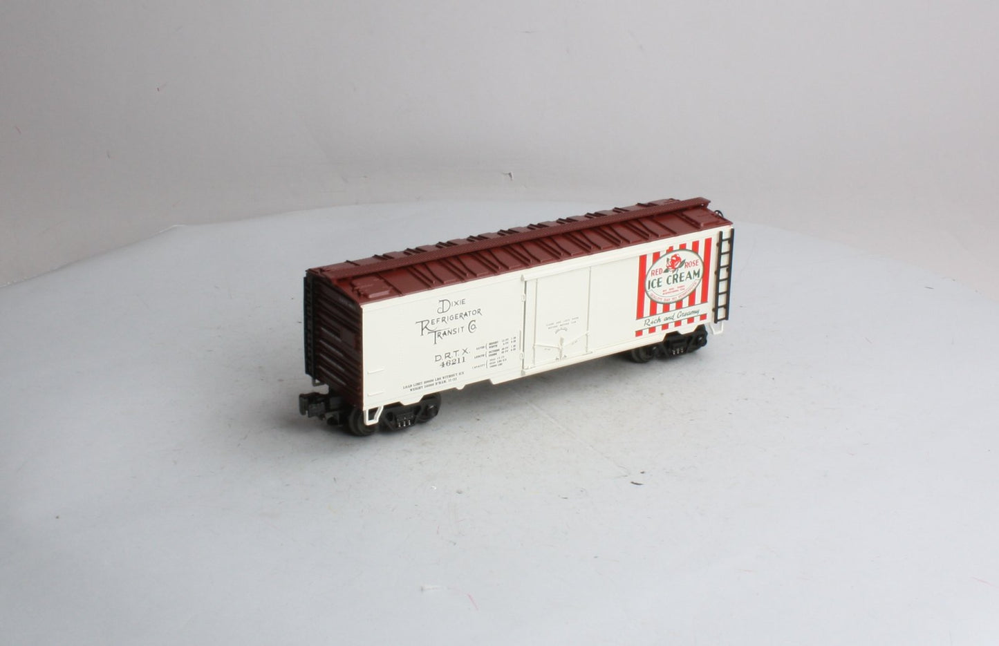 MTH 20-94017 O Red Rose Ice Cream Reefer Car #46211 LN/Box