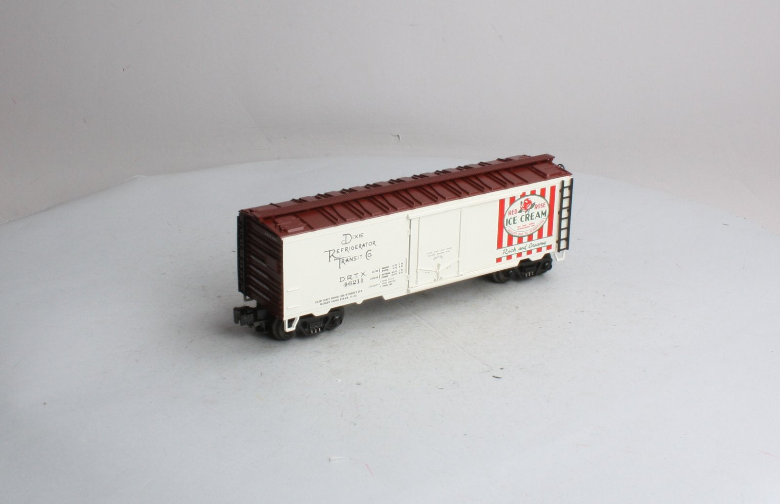 MTH 20-94017 O Red Rose Ice Cream Reefer Car #46211 LN/Box
