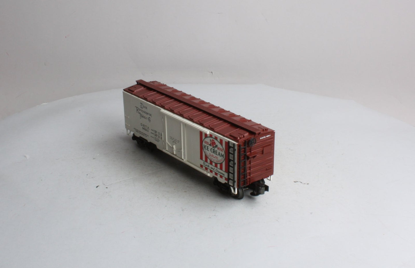 MTH 20-94017 O Red Rose Ice Cream Reefer Car #46211 LN/Box