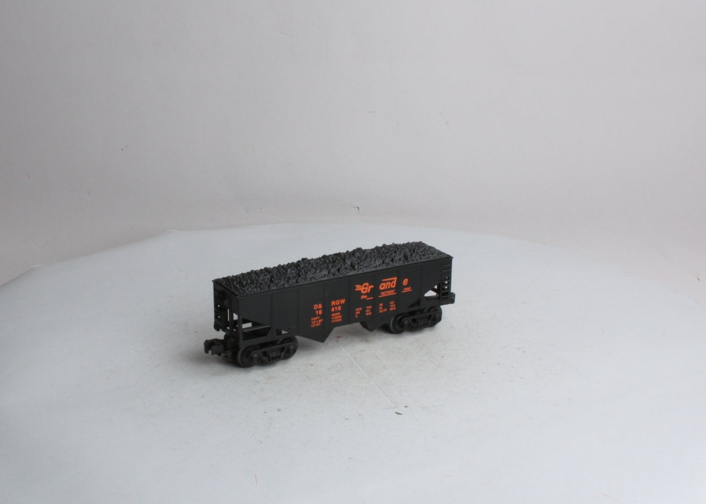 Industrial Rail 4002 O Denver & Rio Grande Western Hopper #16416 w/Coal Load LN