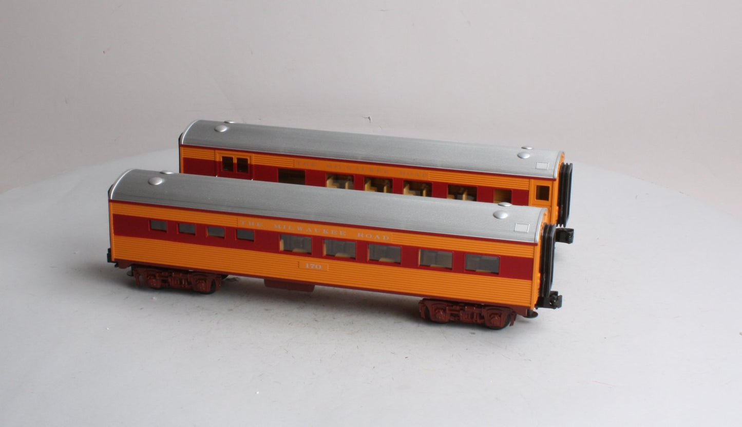 MTH 30-6091 O Milwaukee RailKing Streamlined Combo/Diner Set LN/Box
