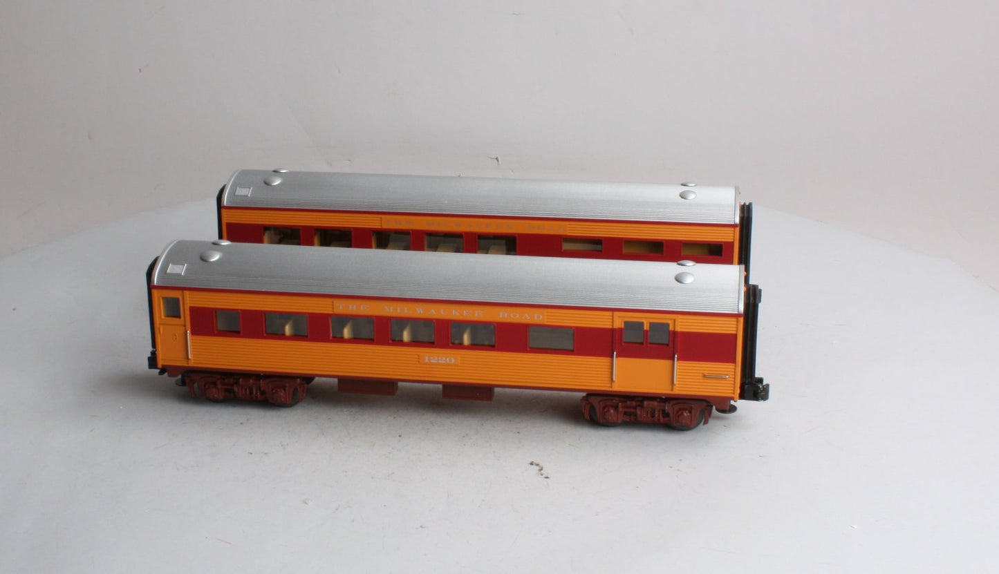 MTH 30-6091 O Milwaukee RailKing Streamlined Combo/Diner Set LN/Box