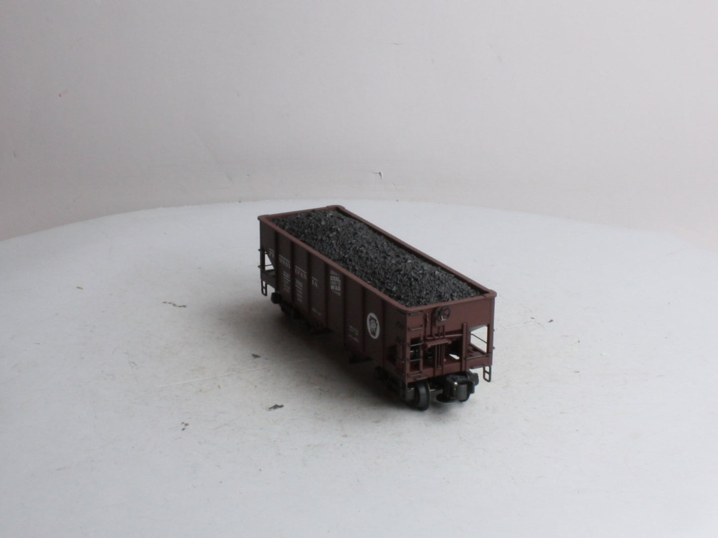K-Line K6253-1891 O Gauge Pennsylvania RR Diecast Ribbed 2-Bay Hopper #220392 LN/Box