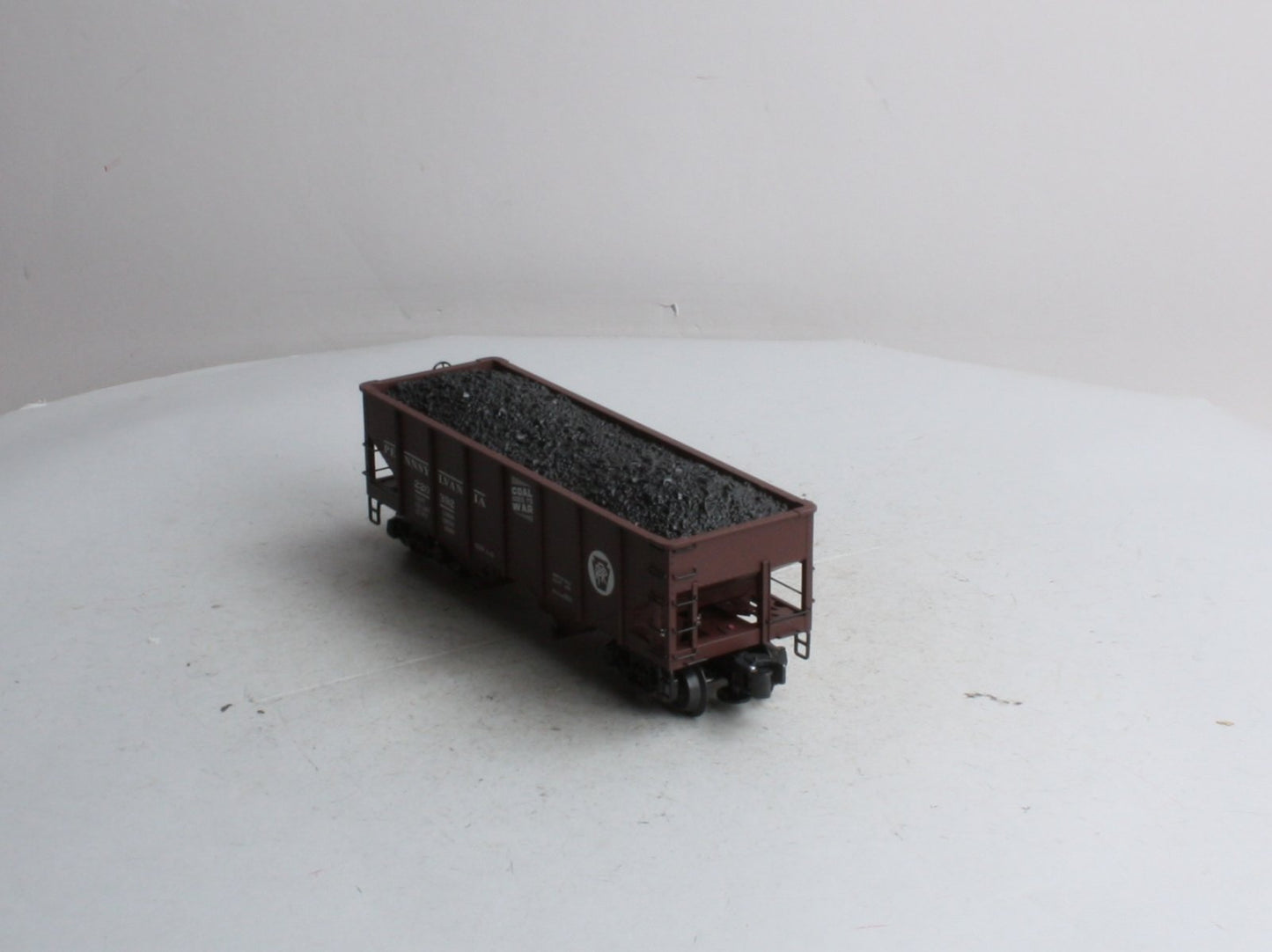 K-Line K6253-1891 O Gauge Pennsylvania RR Diecast Ribbed 2-Bay Hopper #220392 LN/Box