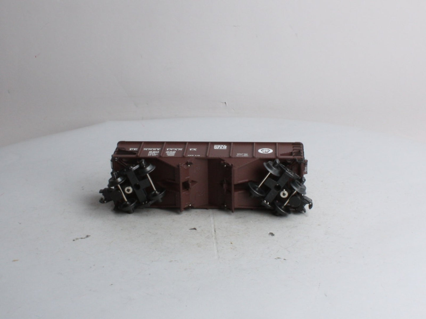 K-Line K6253-1891 O Gauge Pennsylvania RR Diecast Ribbed 2-Bay Hopper #220392 LN/Box