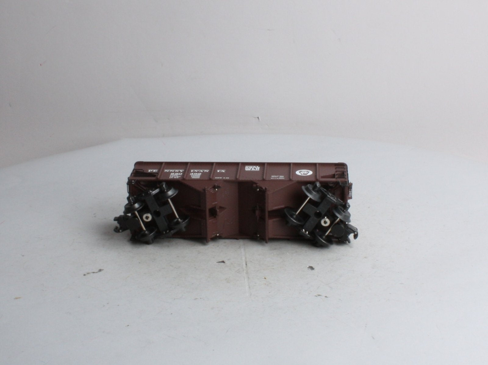 K-Line K6253-1891 O Gauge Pennsylvania RR Diecast Ribbed 2-Bay Hopper #220392 LN/Box