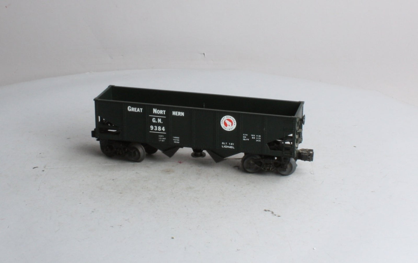 Lionel 6-9384 O Gauge Great Northern Operating Hopper Car NIB