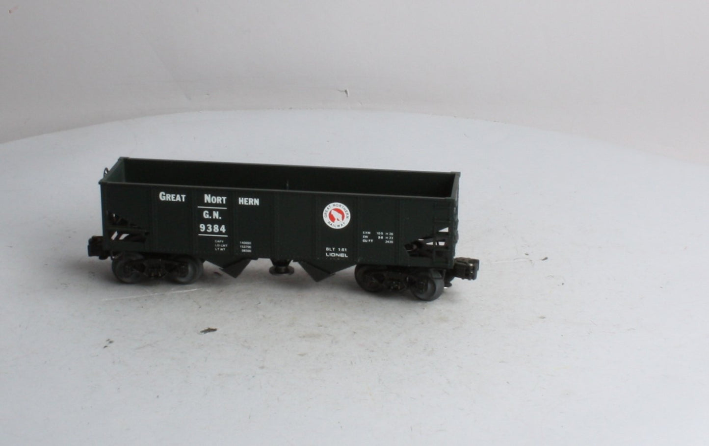 Lionel 6-9384 O Gauge Great Northern Operating Hopper Car NIB