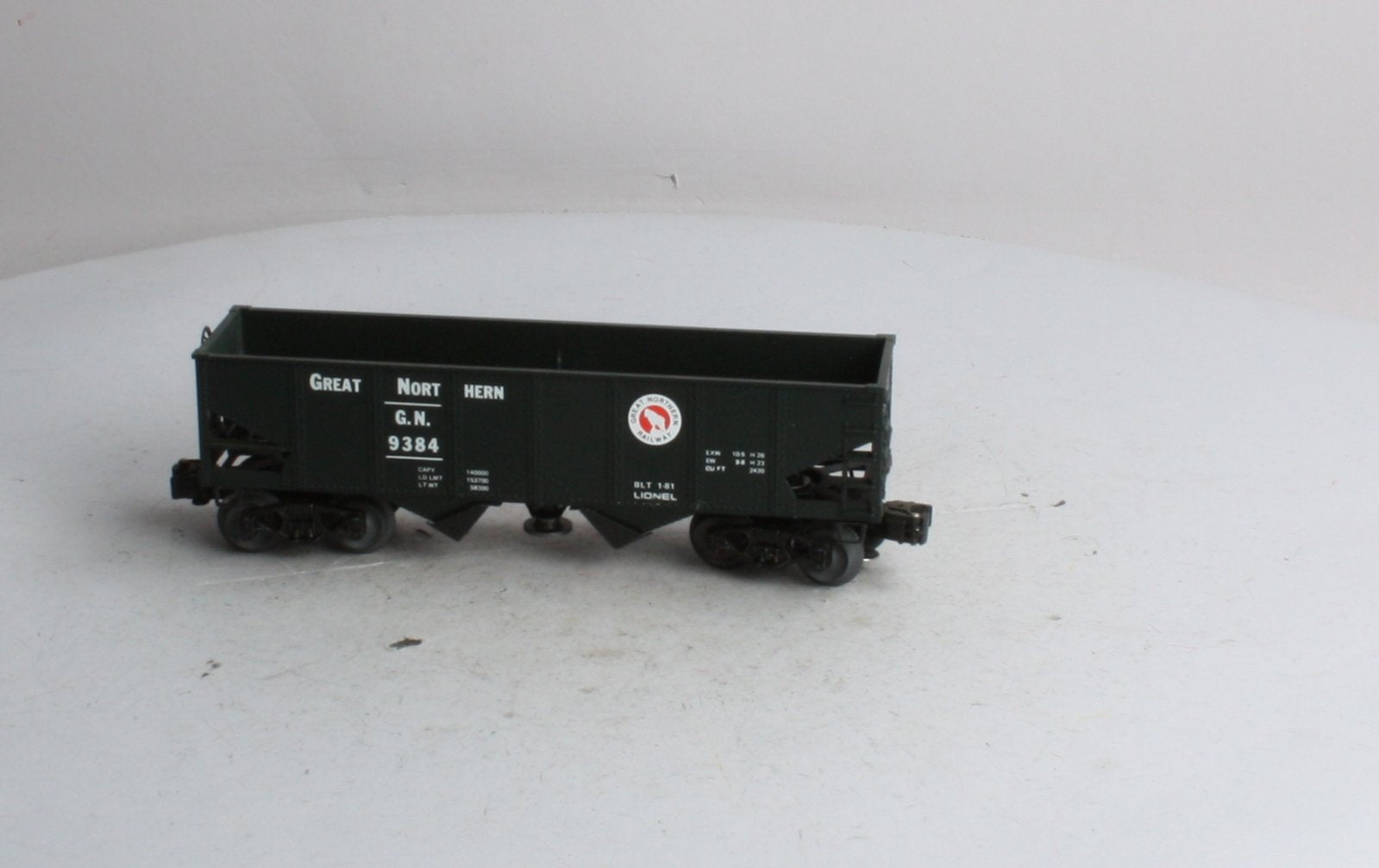 Lionel 6-9384 O Gauge Great Northern Operating Hopper Car NIB