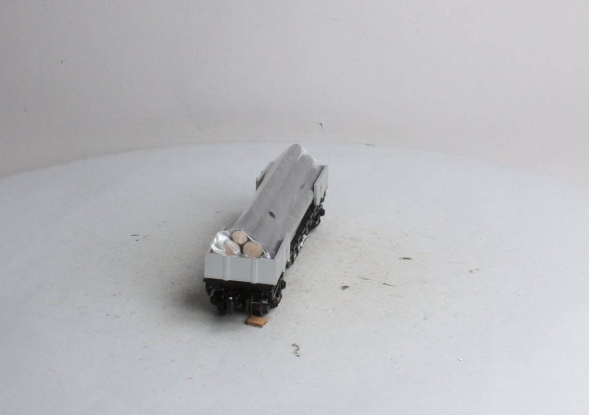 K-Line K661-1491 O Denver & Rio Grande Western Flat Car with Logs EX/Box