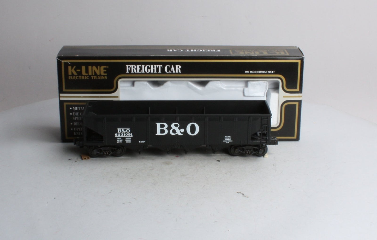 K-Line K623-1091 O Gauge Baltimore & Ohio Die Cast Scale Hopper NIB