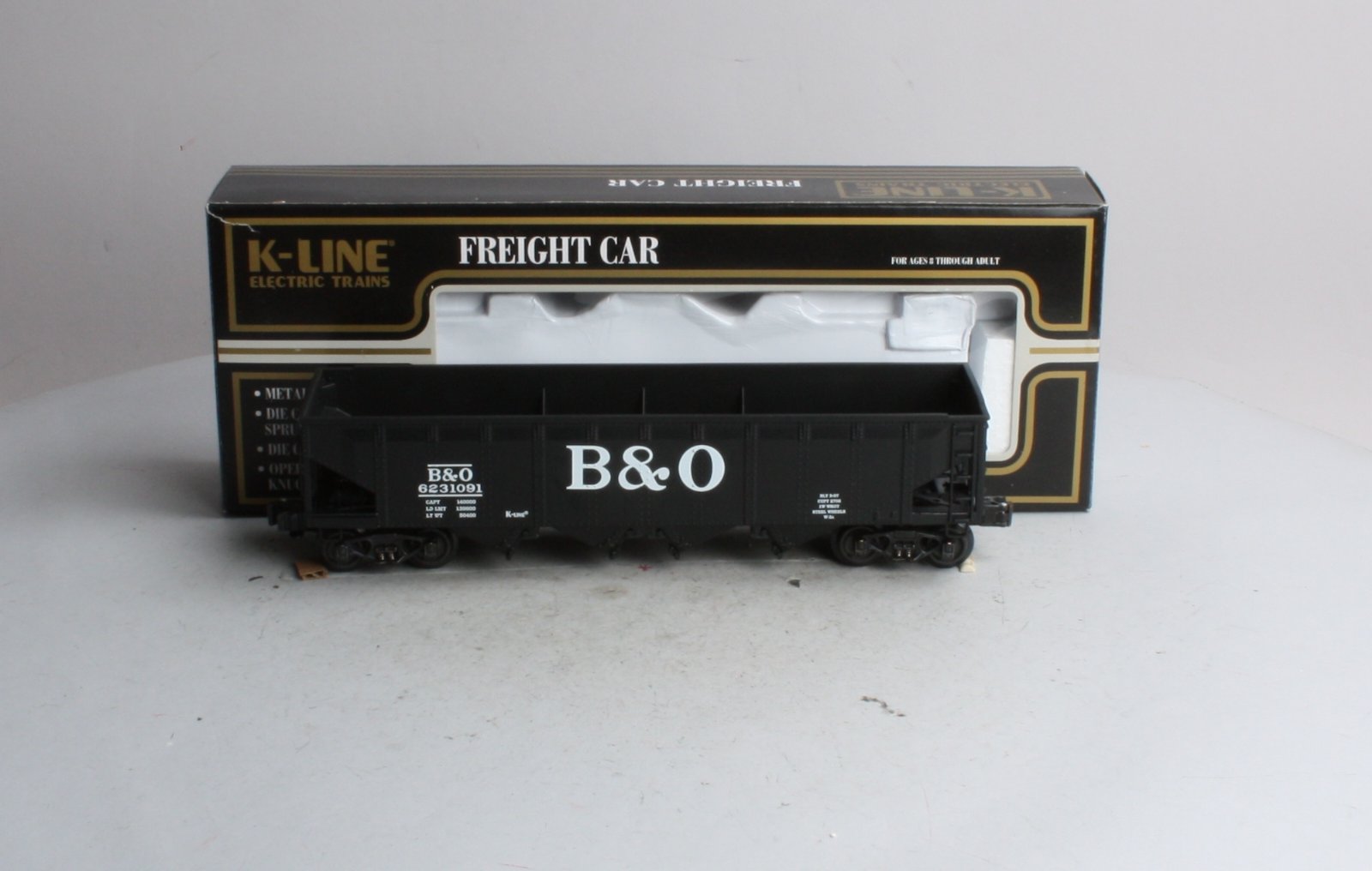 K-Line K623-1091 O Gauge Baltimore & Ohio Die Cast Scale Hopper NIB
