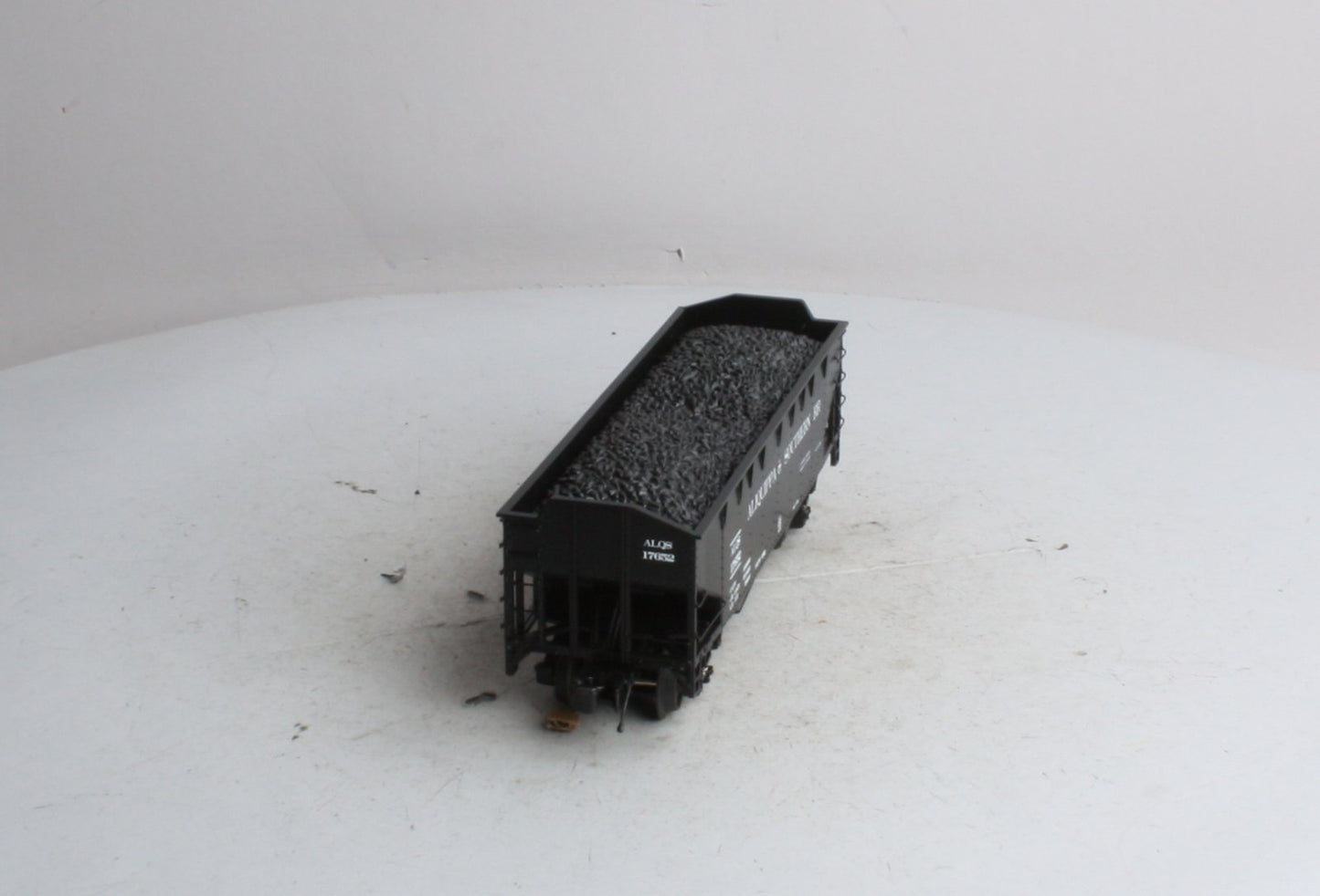 MTH 20-97597 O Alliquippa & Southern 2-Bay Offset Hopper Car w/Coal Load #17652 LN/Box