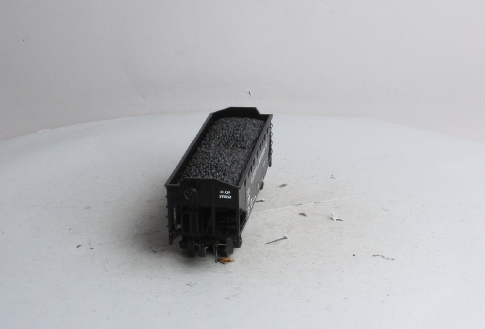 MTH 20-97597 O Alliquippa & Southern 2-Bay Offset Hopper Car w/Coal Load #17652 LN/Box