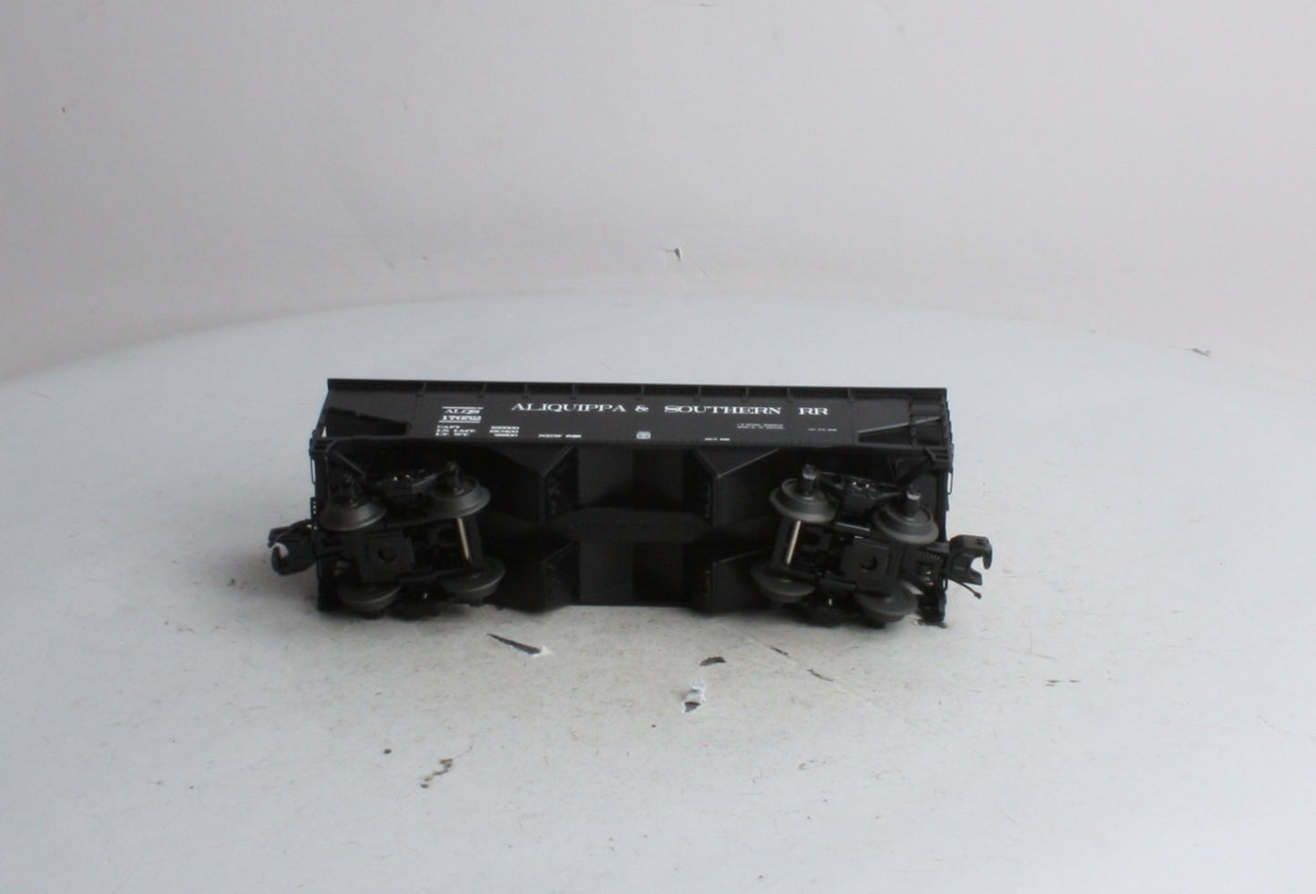 MTH 20-97597 O Alliquippa & Southern 2-Bay Offset Hopper Car w/Coal Load #17652 LN/Box