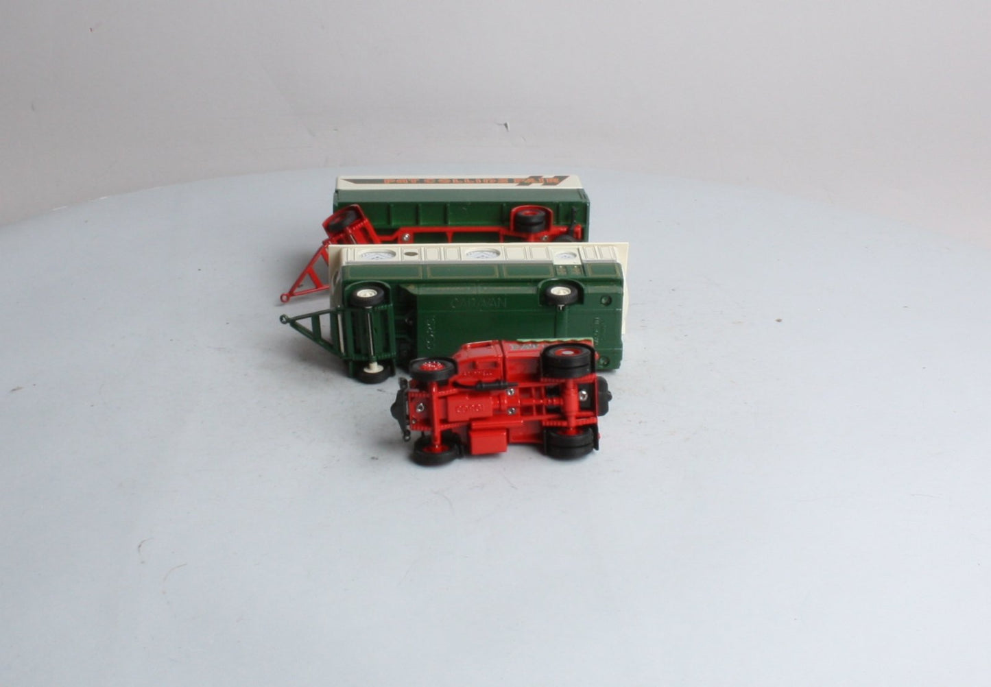 Corgi 16502 1:50 Scammell Highwayman Ballast with Closed Trailer & Caravan Set MT/Box