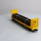 MTH 20-98763 O Gauge Pennsylvania Bulk Head Flat Car W/ Railway Tracks (4) LN/Box