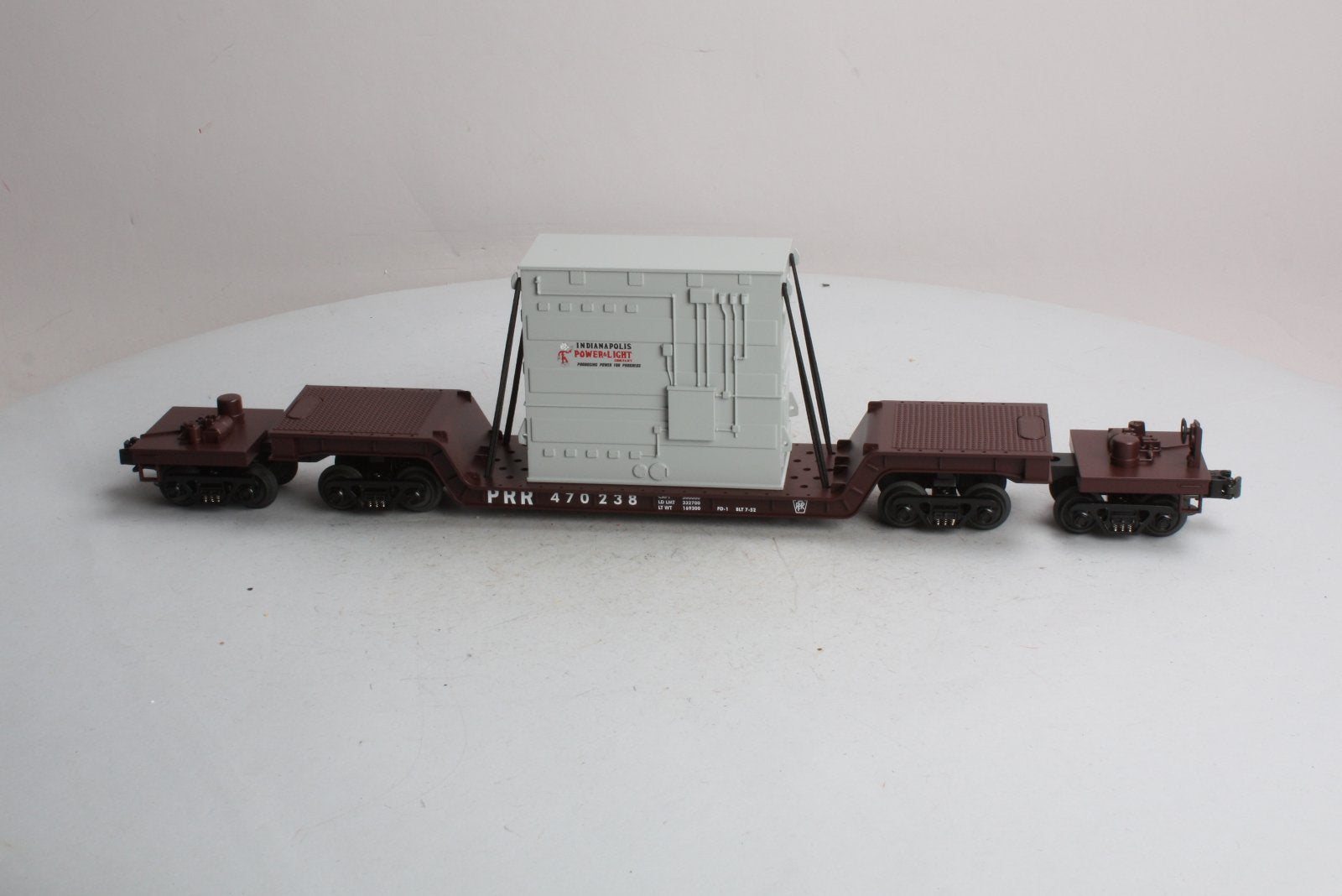 MTH 20-98122 Pennsylvania 75' Depressed Center Flatcar #470238 w/Transformer LN/Box