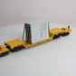 MTH 20-98106 O UP 75' 4 Truck Depressed Flatcar w/Transformer #50008 LN/Box